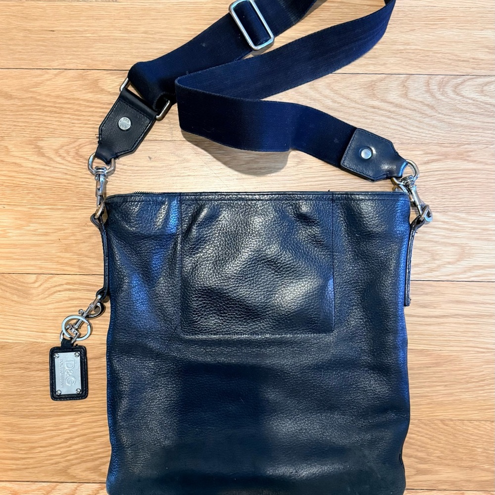 Dolce & Gabana Black Leather Tote